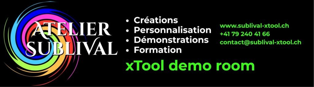 A propos 2 Atelier Sublival, au Val-de-Rut, xtool demo room