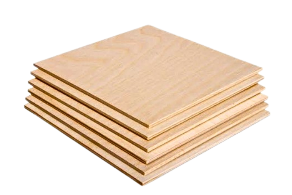 Plaques de contreplaqué utilisées par l'atelier Sublival