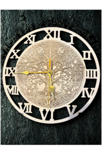 Horloge découpéesavec une xTool S1 40 watt