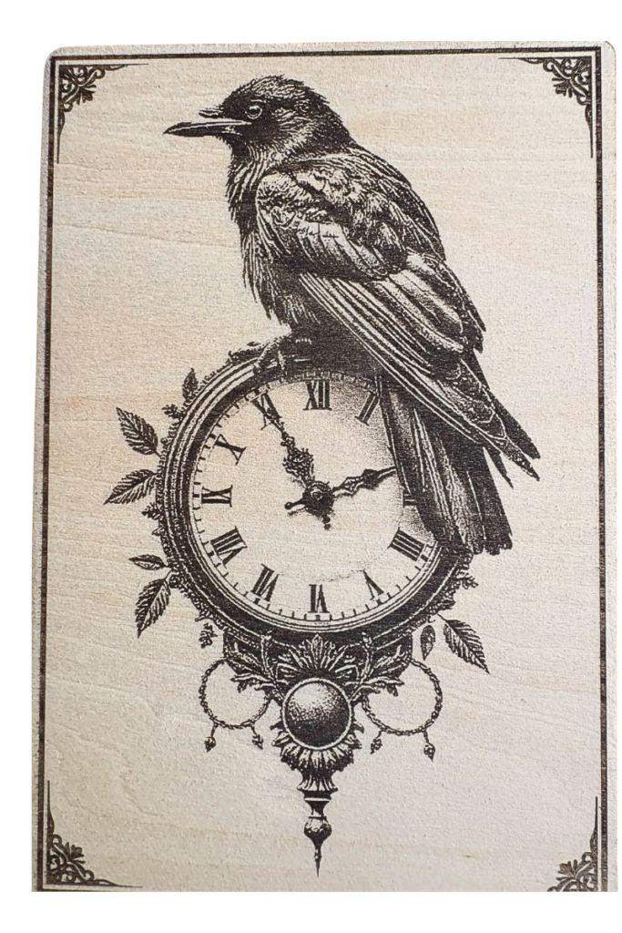 Galerie 3 Carte postale gravée par l'Atelier Sublival, graveur S1 xTool